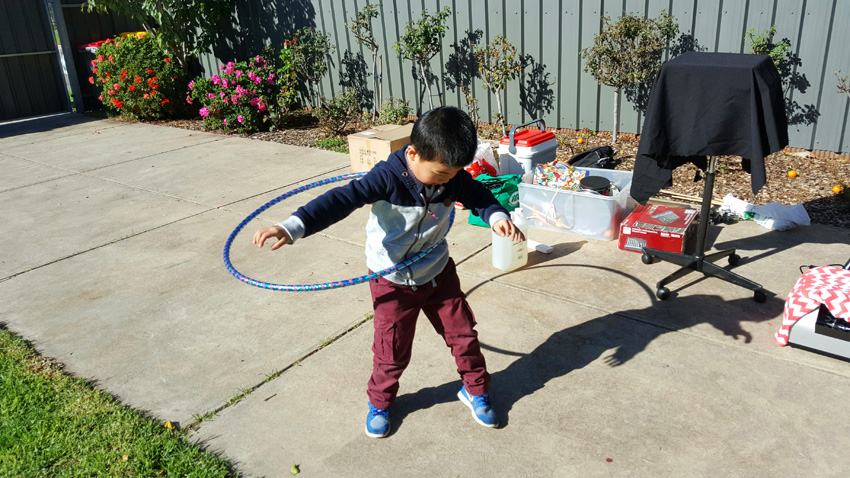 Hoola Hoops with Childrens Party Entertainer